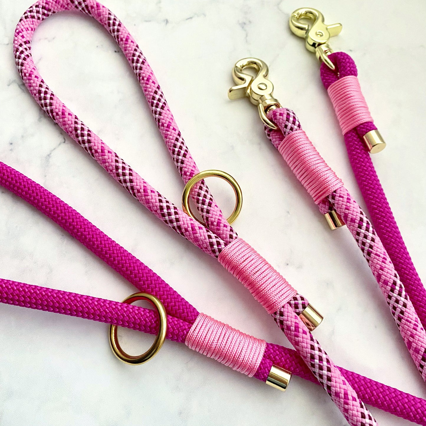 Bright Pink Rope Lead