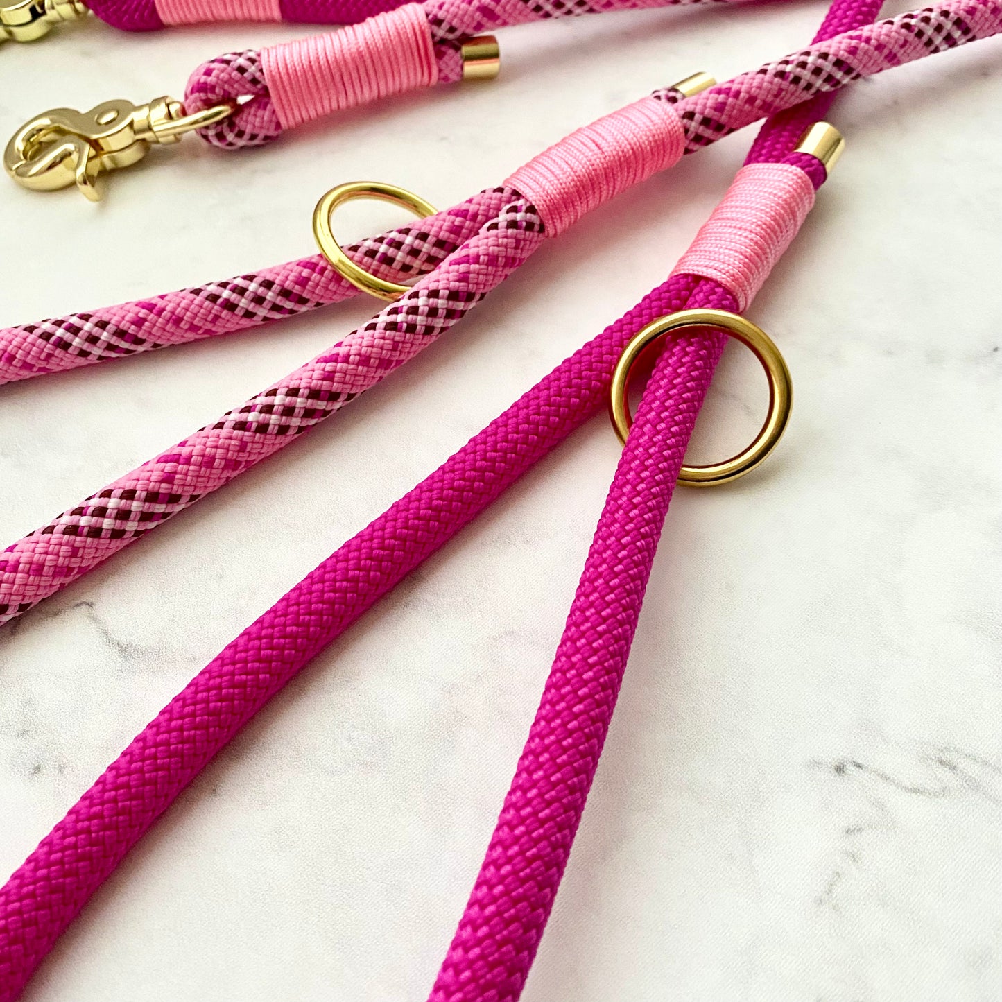 Bright Pink Rope Lead